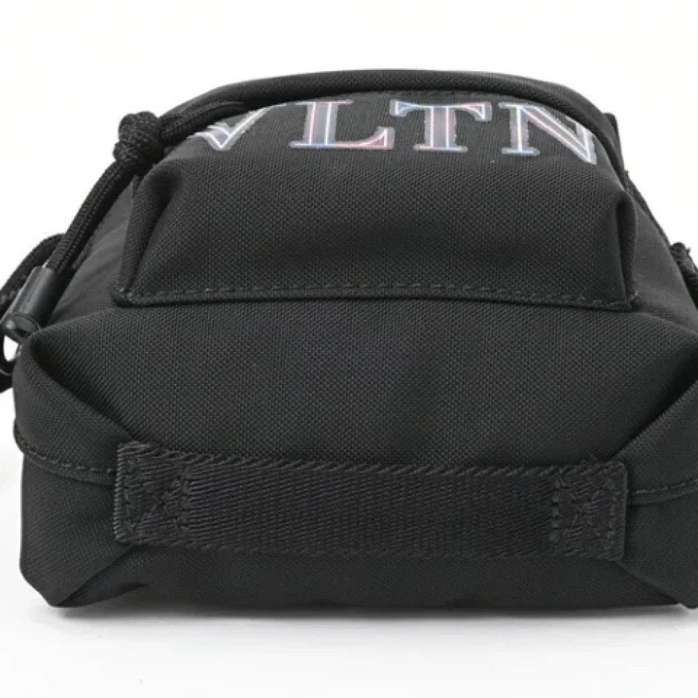 Valentino Vintage Pre-owned Canvas handbags Black Unisex