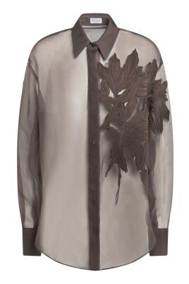 chemise-blouse-marron-style-elegant
