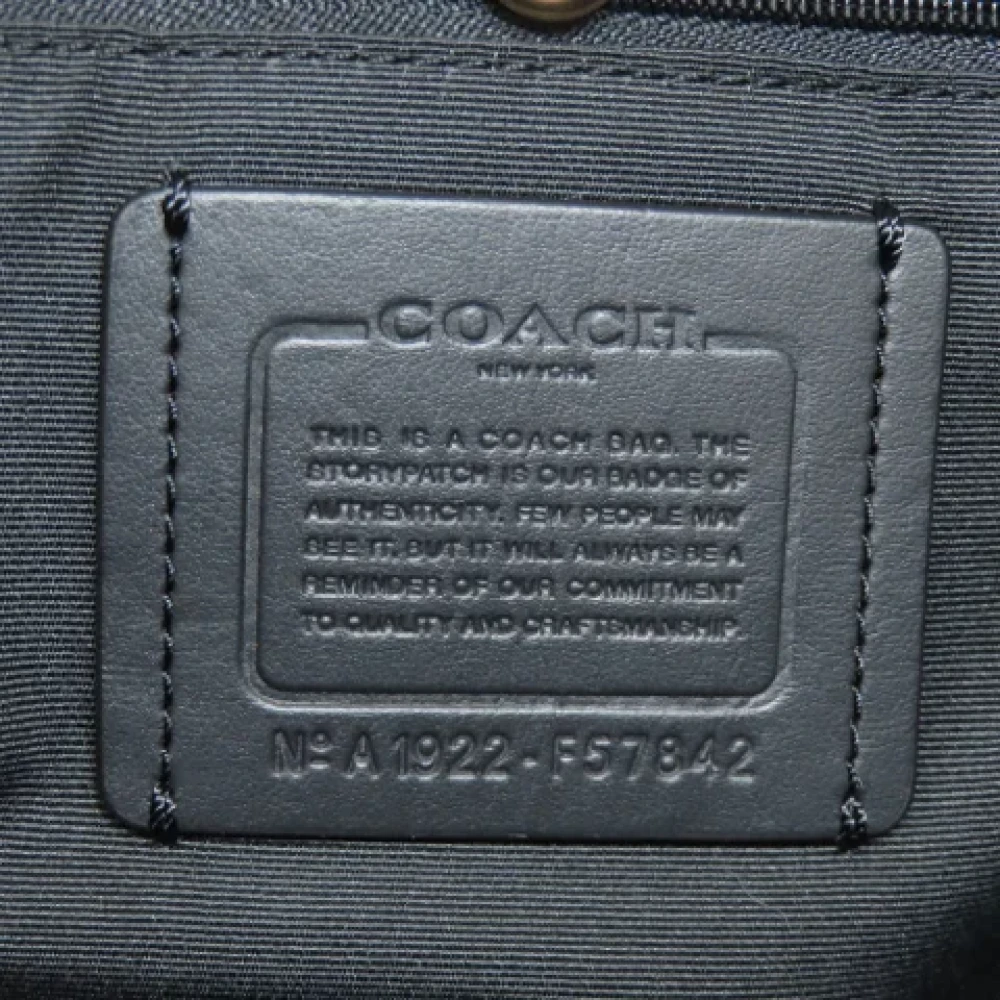 Coach Pre-owned Plastic handbags Brown Dames