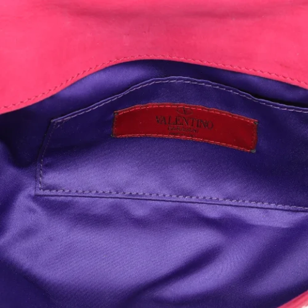 Valentino Vintage Pre-owned Fabric clutches Pink Dames