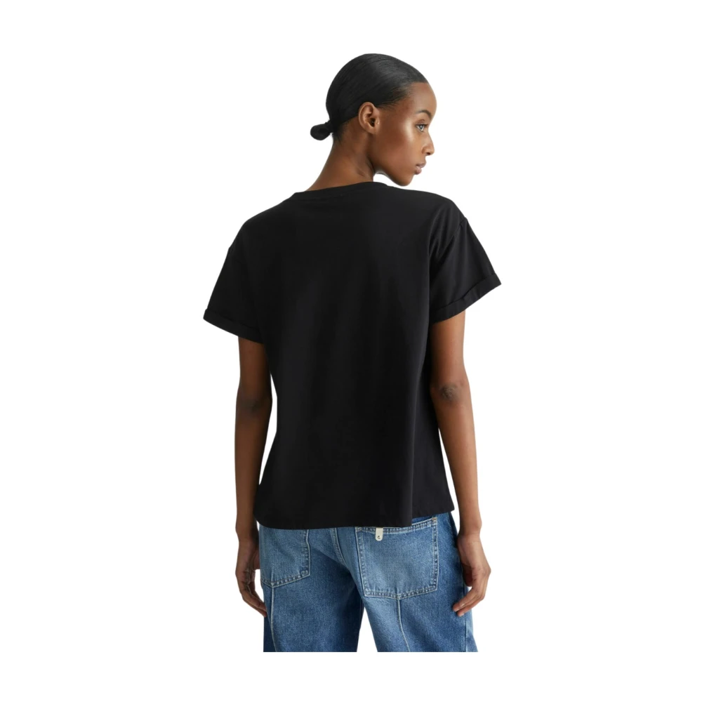 Liu Jo Paillet T-shirt Black Dames