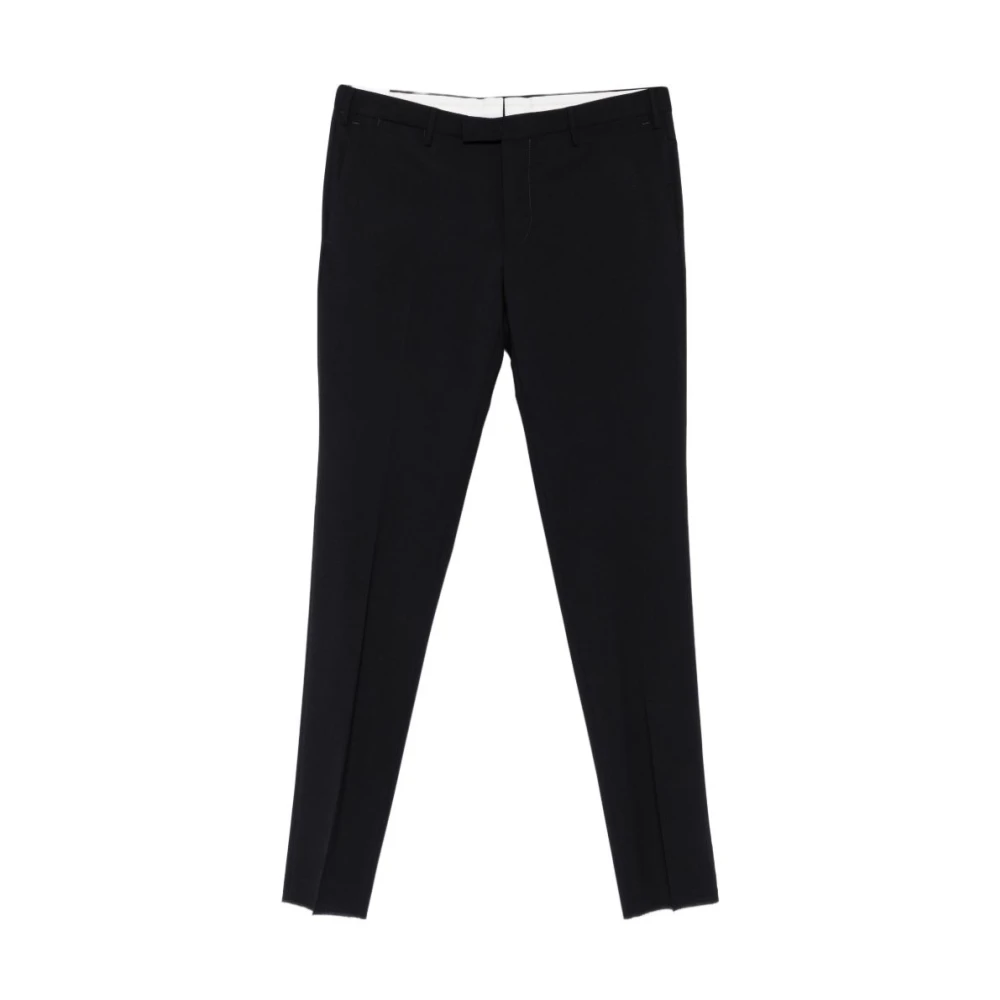 Pt Torino Mannelijk Blauw Broeken Heren, S, Wol, Slim-Fit Broek