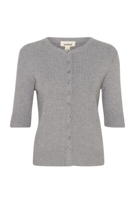 gra-melange-relief-cardigan-med-halvlanga-armar