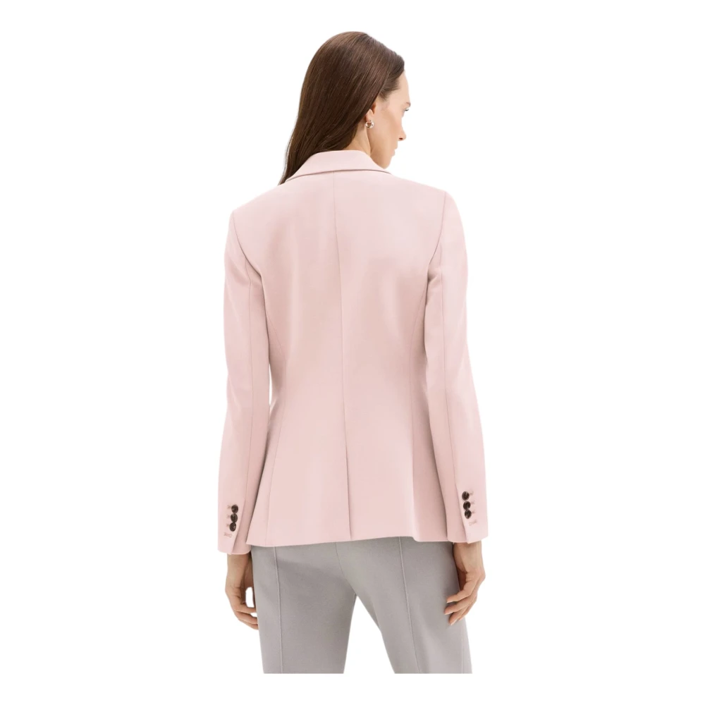 Theory Slim Fit Blazer Lyserød Pink Dames
