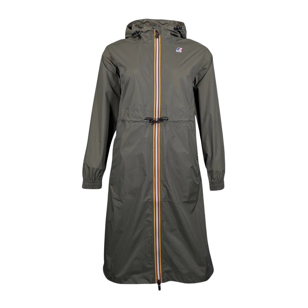 K-Way Donna Verde Giacche, M, New,