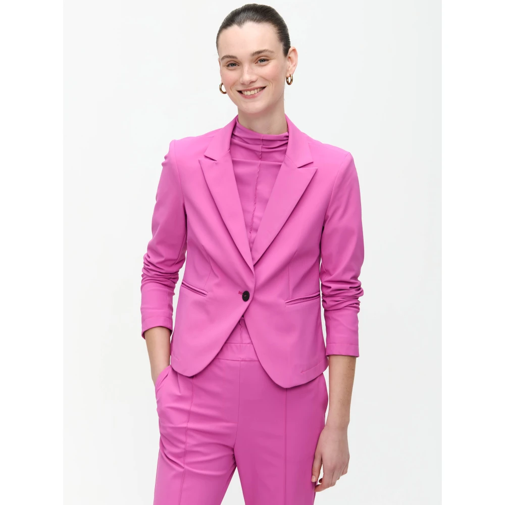 Jane Lushka Elvira Blazer Technical Jersey Purple Dames