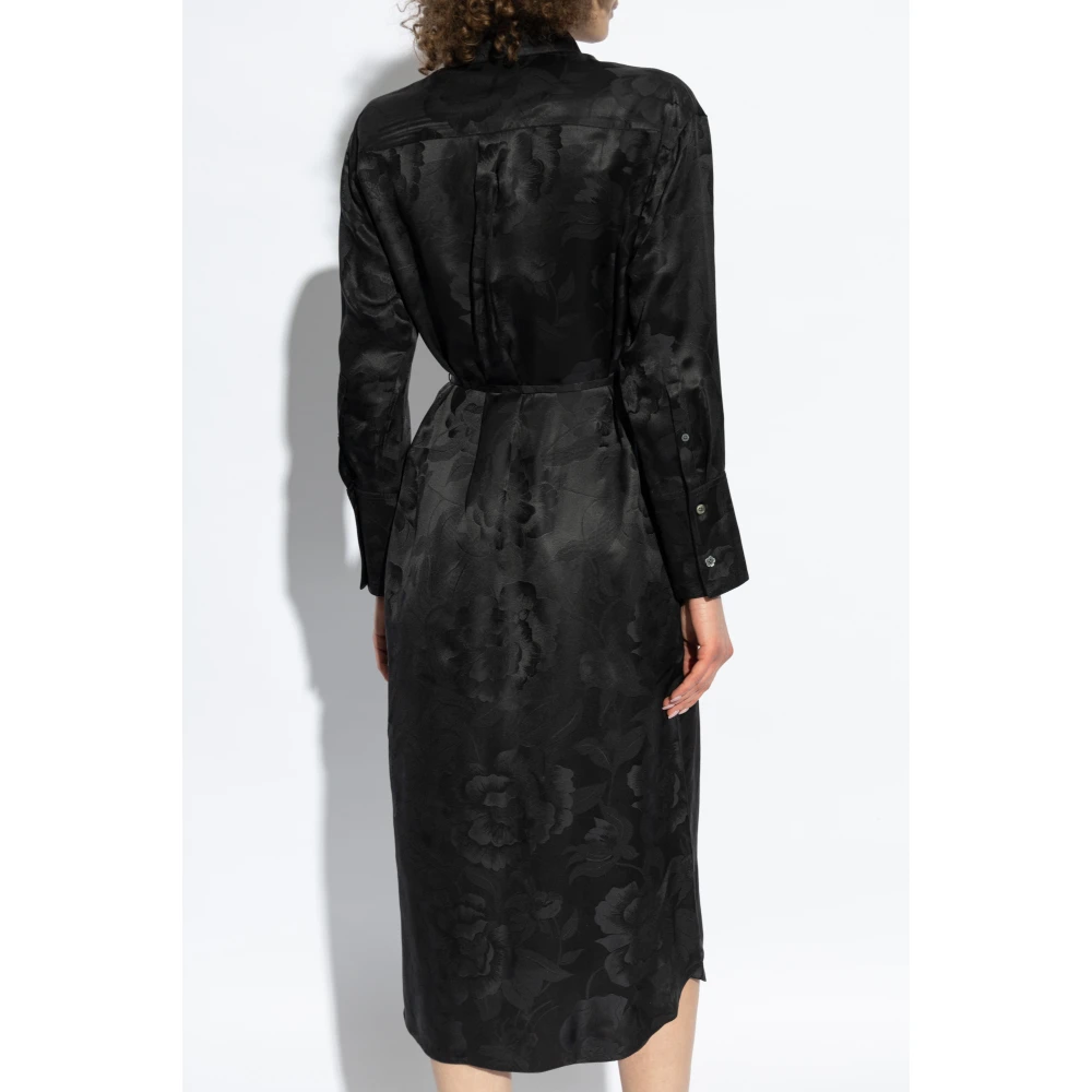 Kenzo Jurk met bloemenpatroon Black Dames