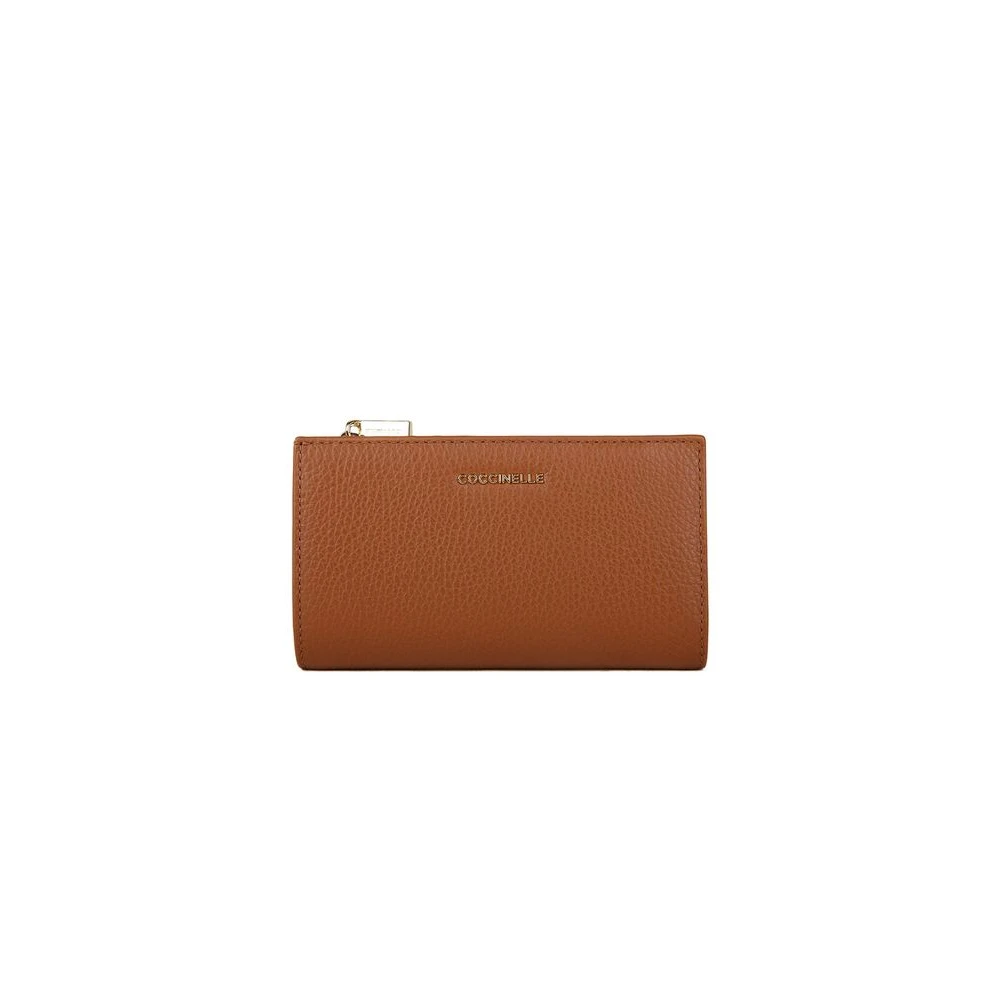 Coccinelle Brown Wallets & Cardholders, Female, One Size, Metallic Soft Wallet