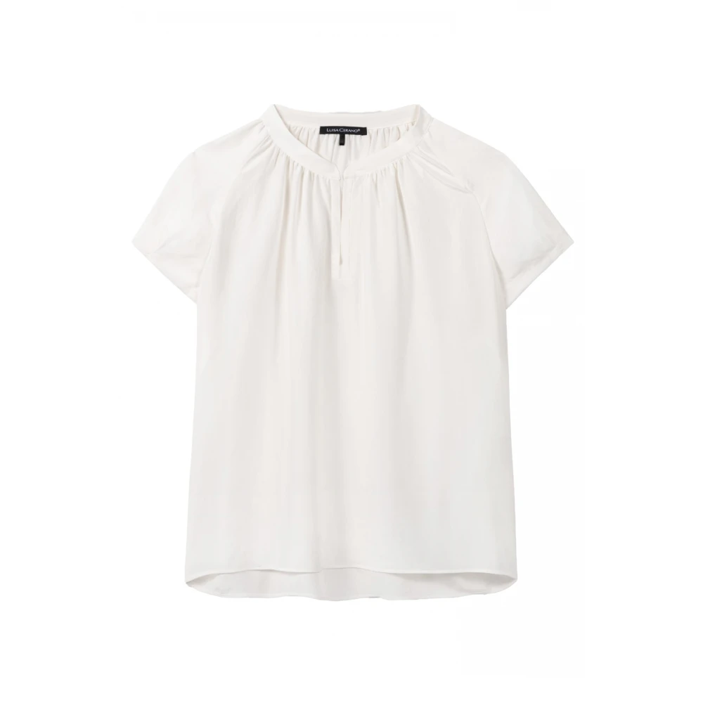 LUISA CERANO Stijlvolle Blouses Collectie White Dames