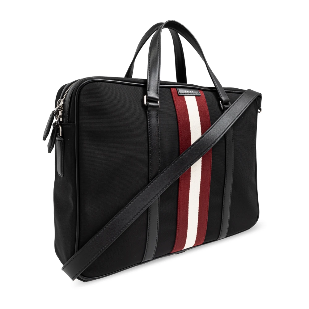 Bally Aktetas met logo Black Heren