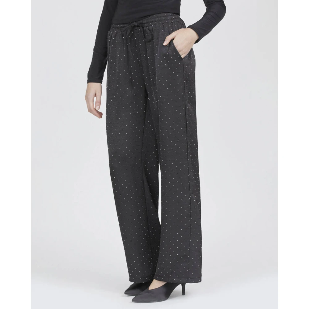 Sisters Point Elegante Zwarte Broek Black Dames