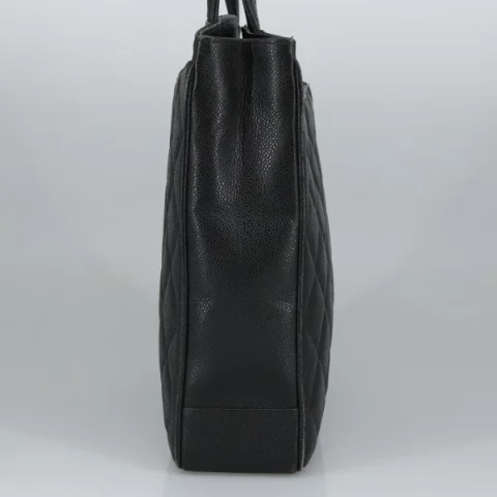 Chanel Vintage Pre-owned Leather chanel-bags Black Dames