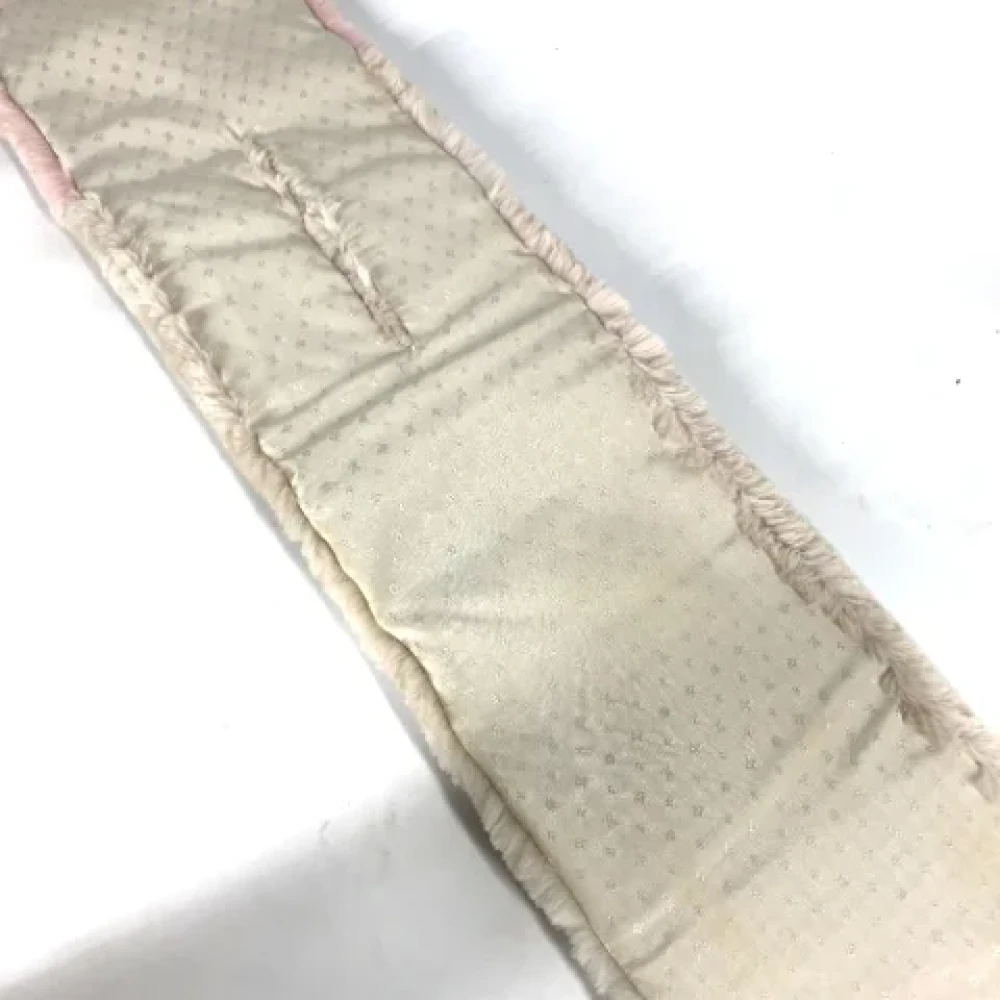 Louis Vuitton Vintage Pre-owned Fabric scarves Beige Dames