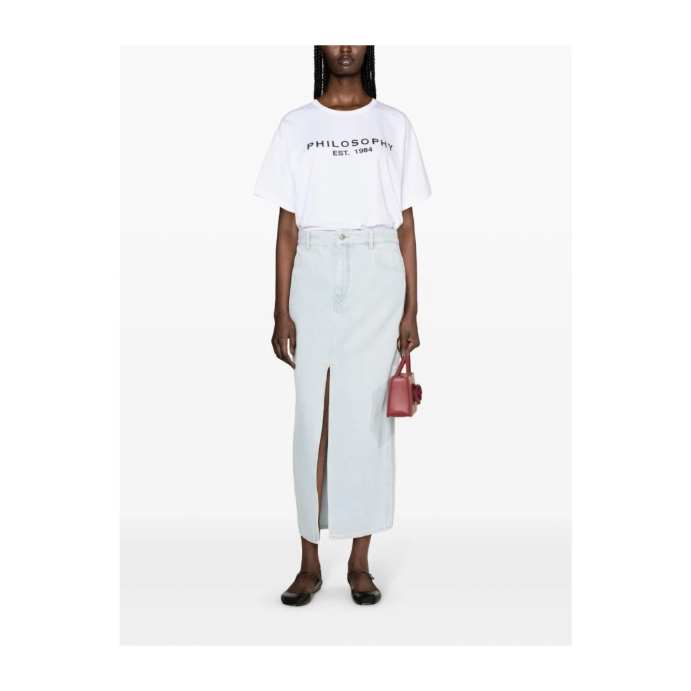 Philosophy di Lorenzo Serafini Witte T-shirts en Polos White Dames