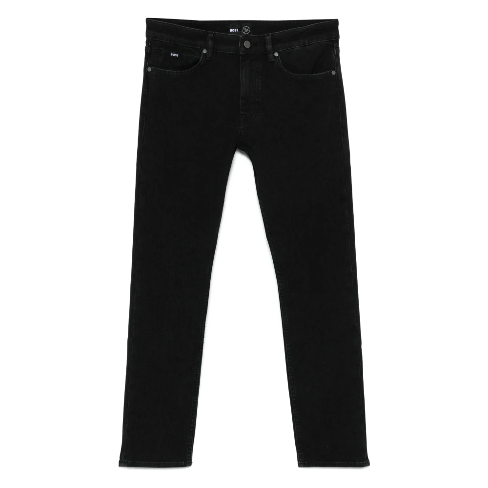 Hugo Boss Slim Fit 'P-Delaware' Jeans Black Heren