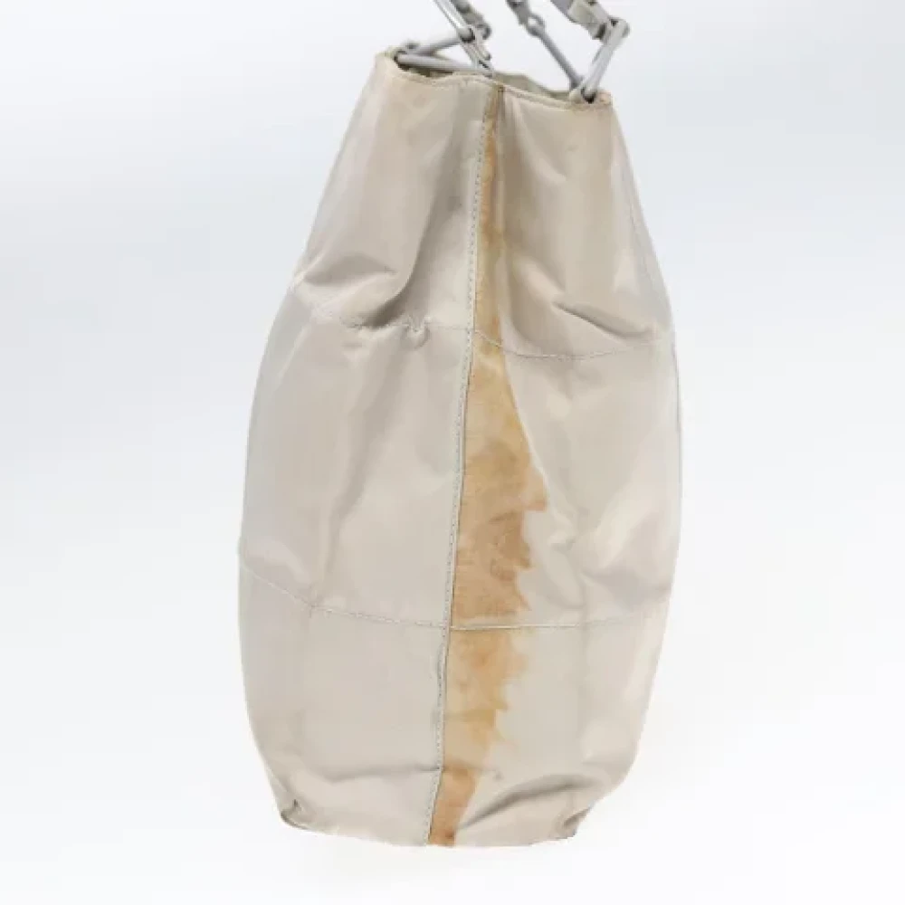 Prada Vintage Pre-owned Nylon prada-bags Gray Dames