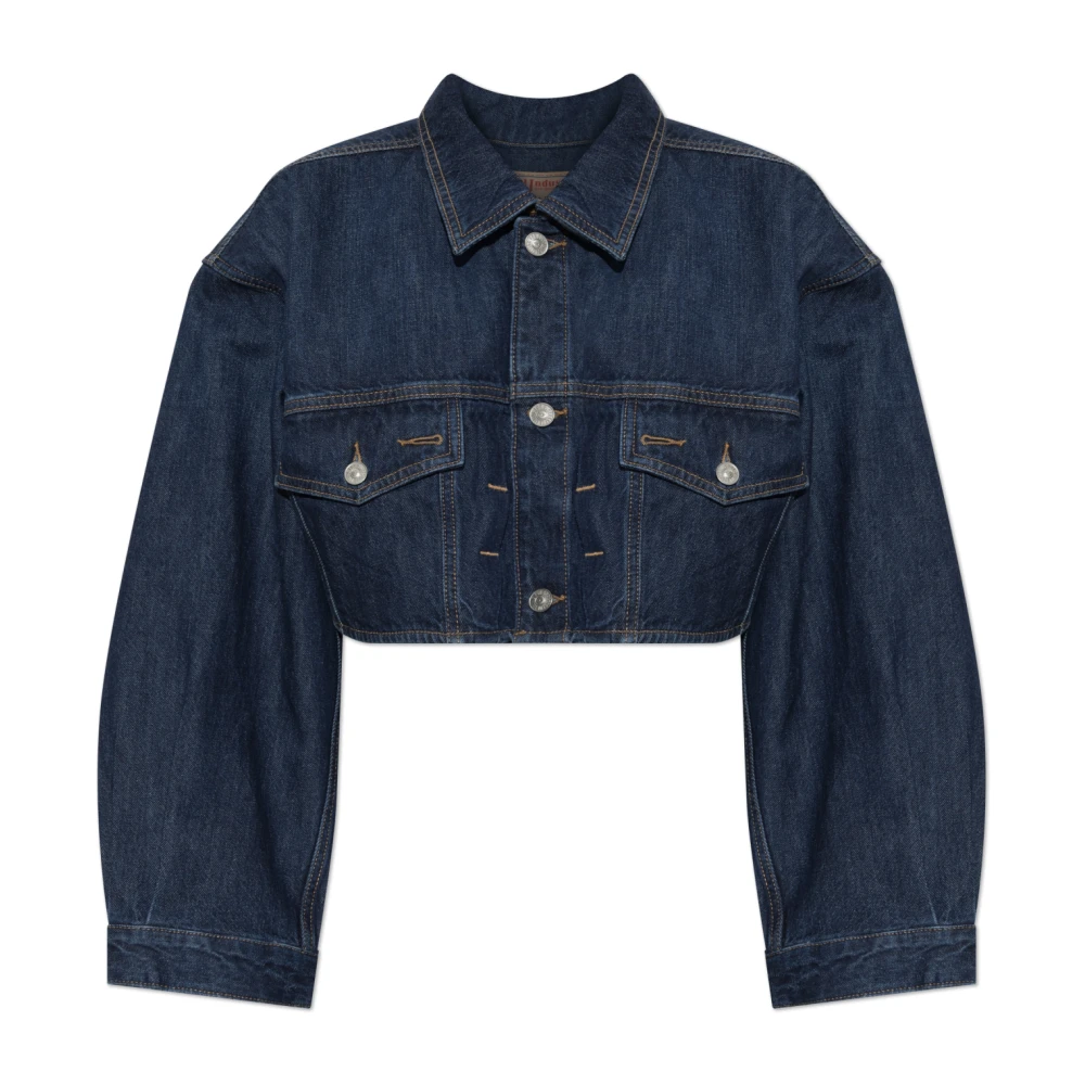 Diesel Vrouw Blauw Jassen Dames, M, Denim, Denim Jassen