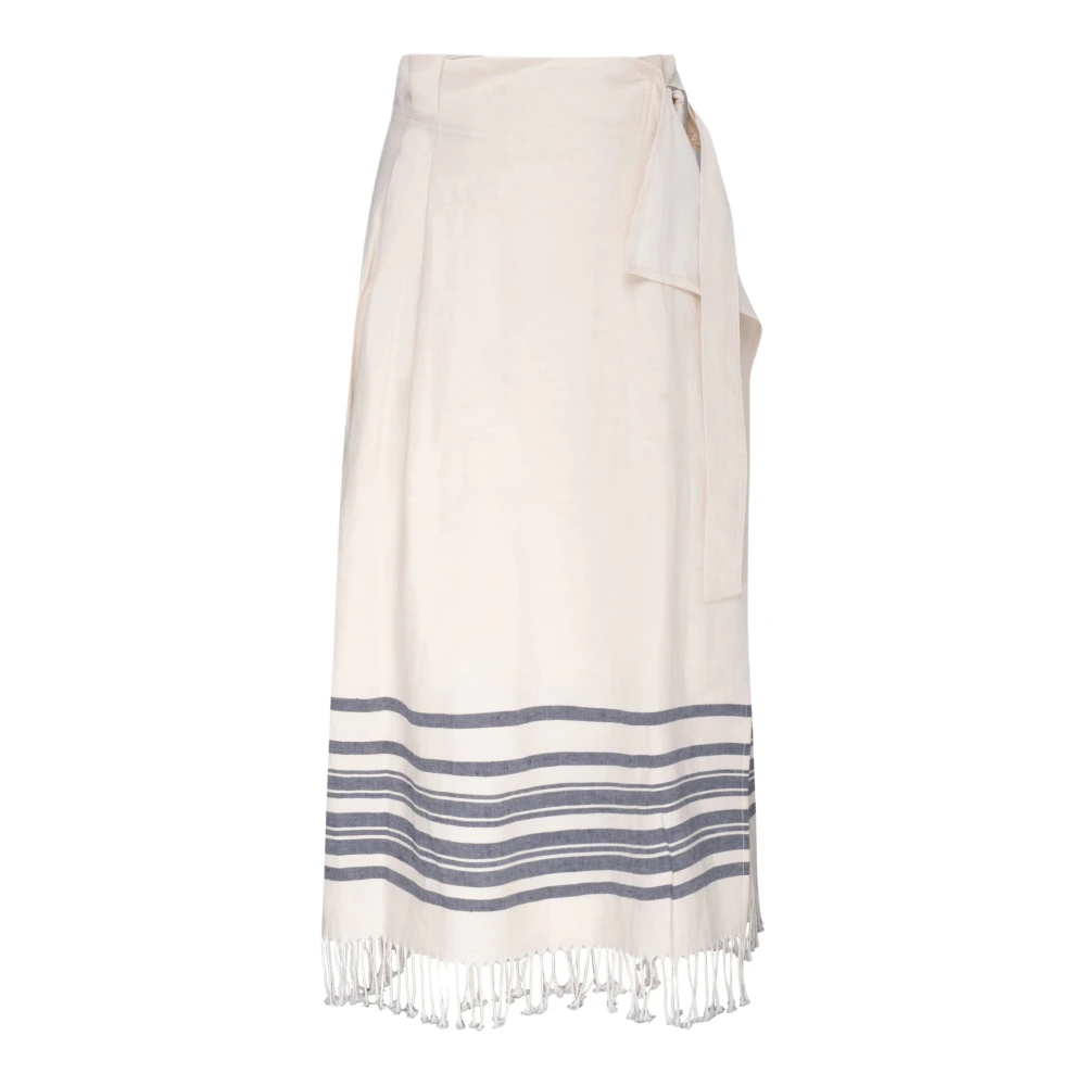 Max Mara Weekend Beige Rok Elegante Stijl Beige Dames