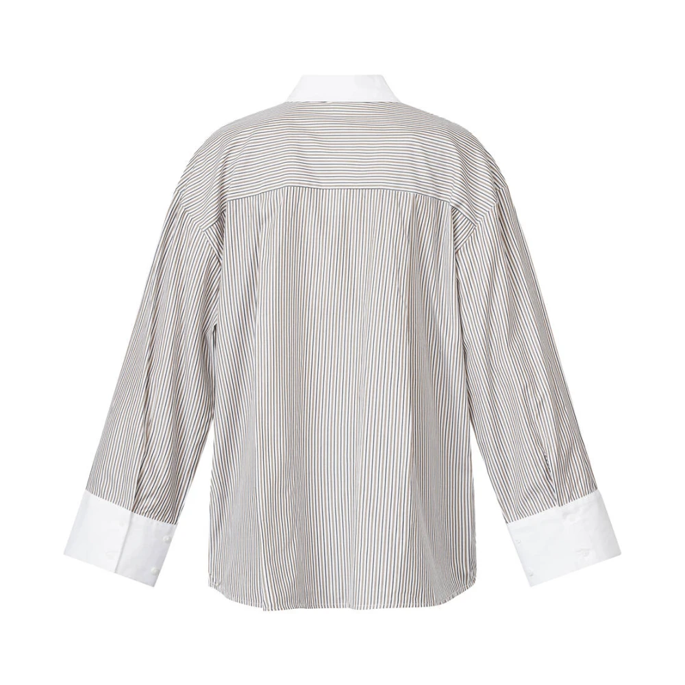 Sisters Point Lange Mouw Blouse Viska Gray Dames
