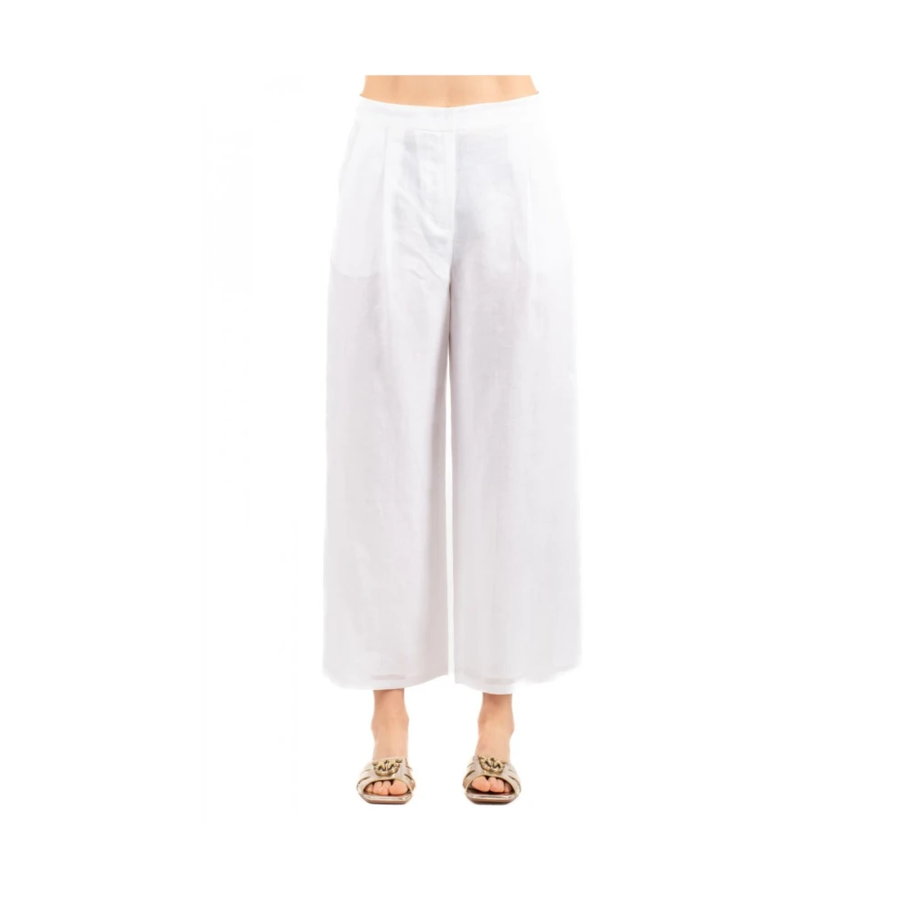 Trousers > Cropped Trousers - - Max Mara Studio - Modalova