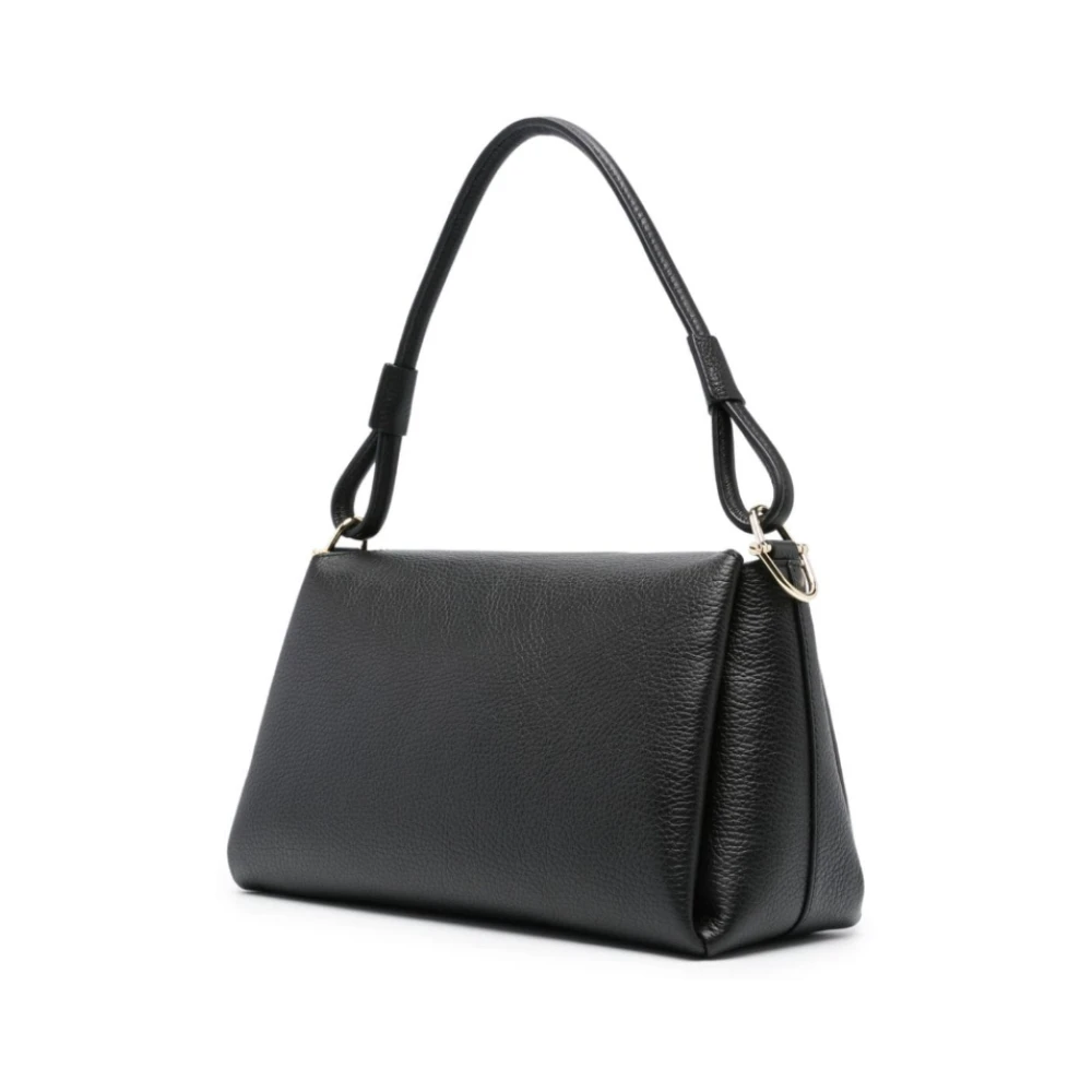 Coccinelle Maanflap Zwarte Tas Black Dames