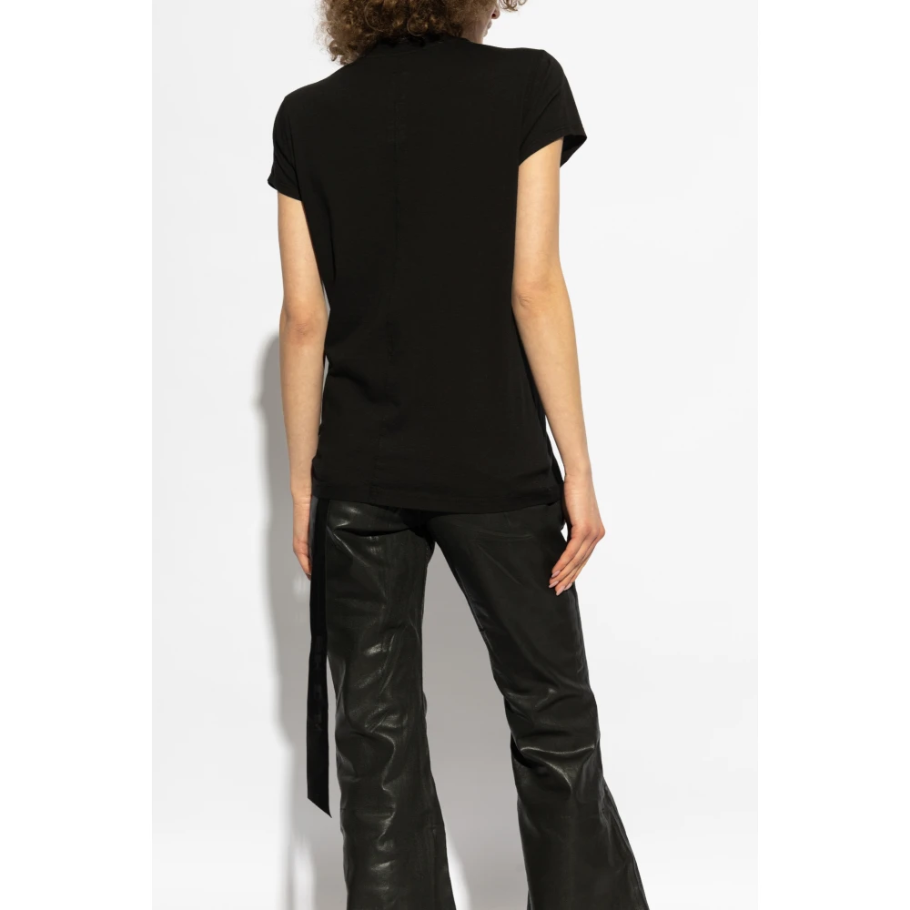 Rick Owens Small Level T-Shirt Black Dames