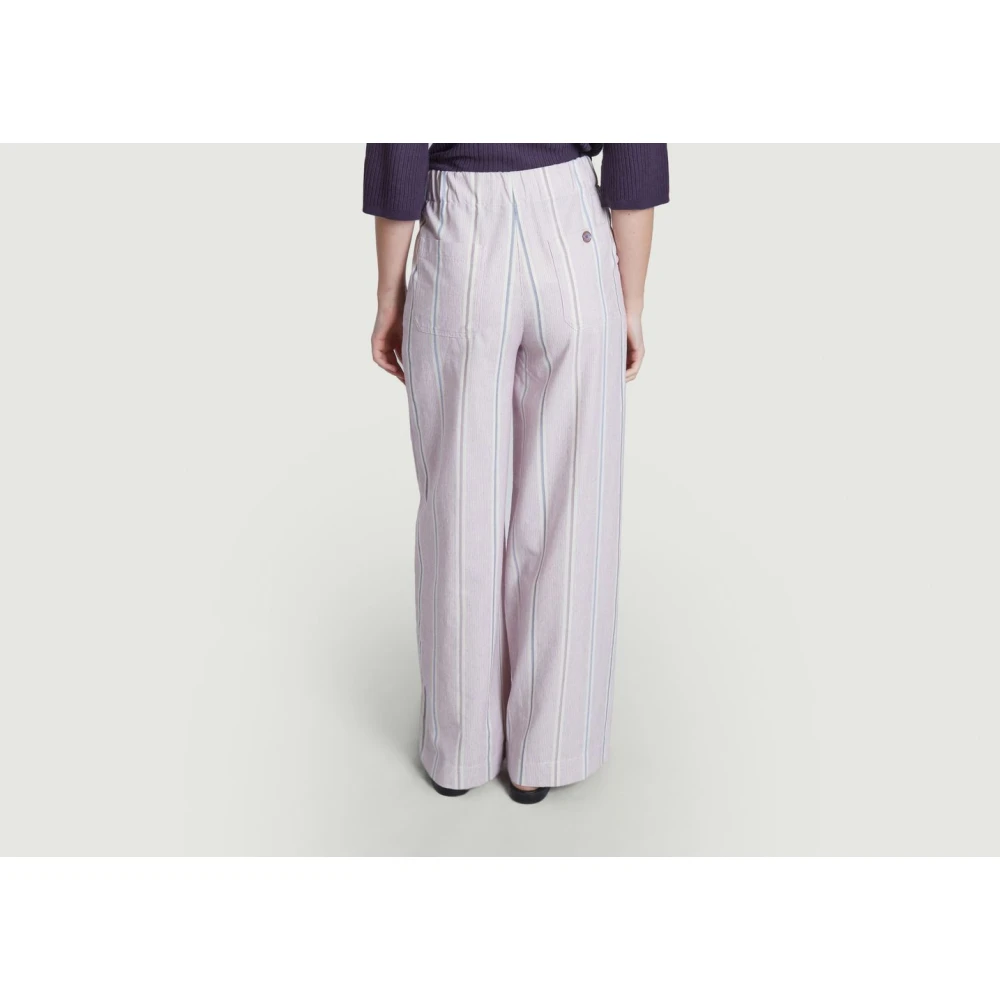 Sessun Wide Trousers Beige Dames
