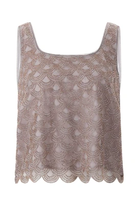 Sleeveless Sequin Top