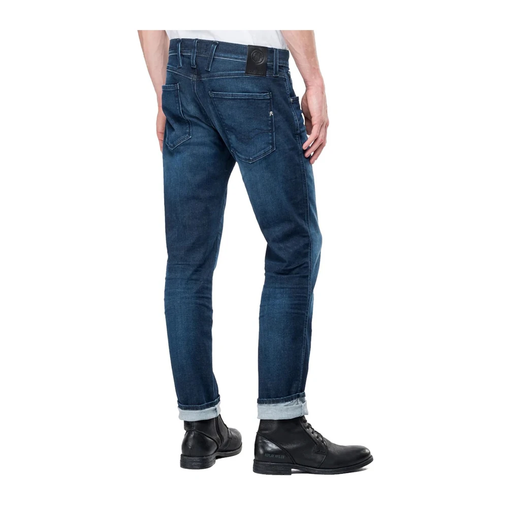 Replay Donkerblauwe Denim Jeans Blue Heren