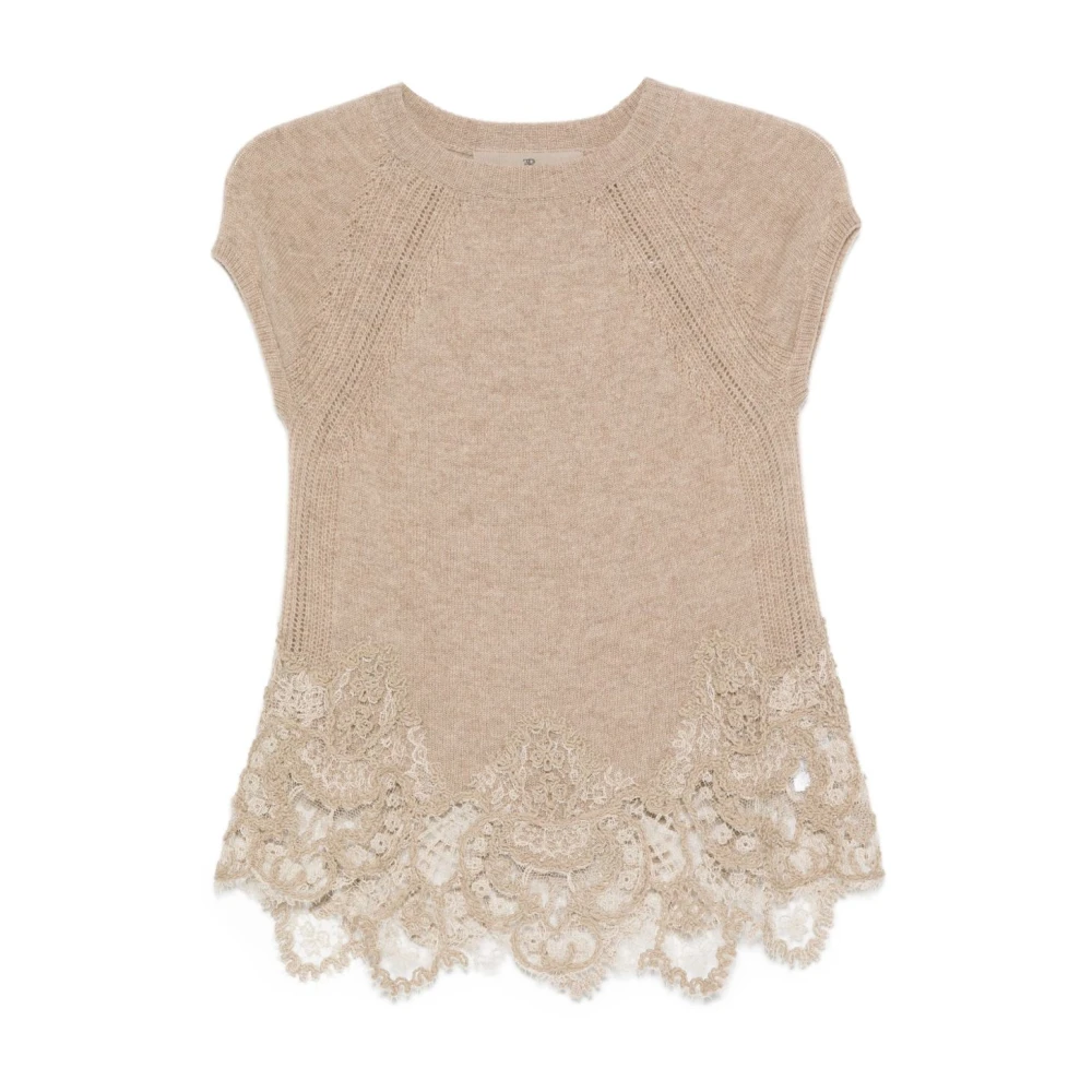 Knitwear > Round-neck Knitwear - - Ermanno Scervino - Modalova