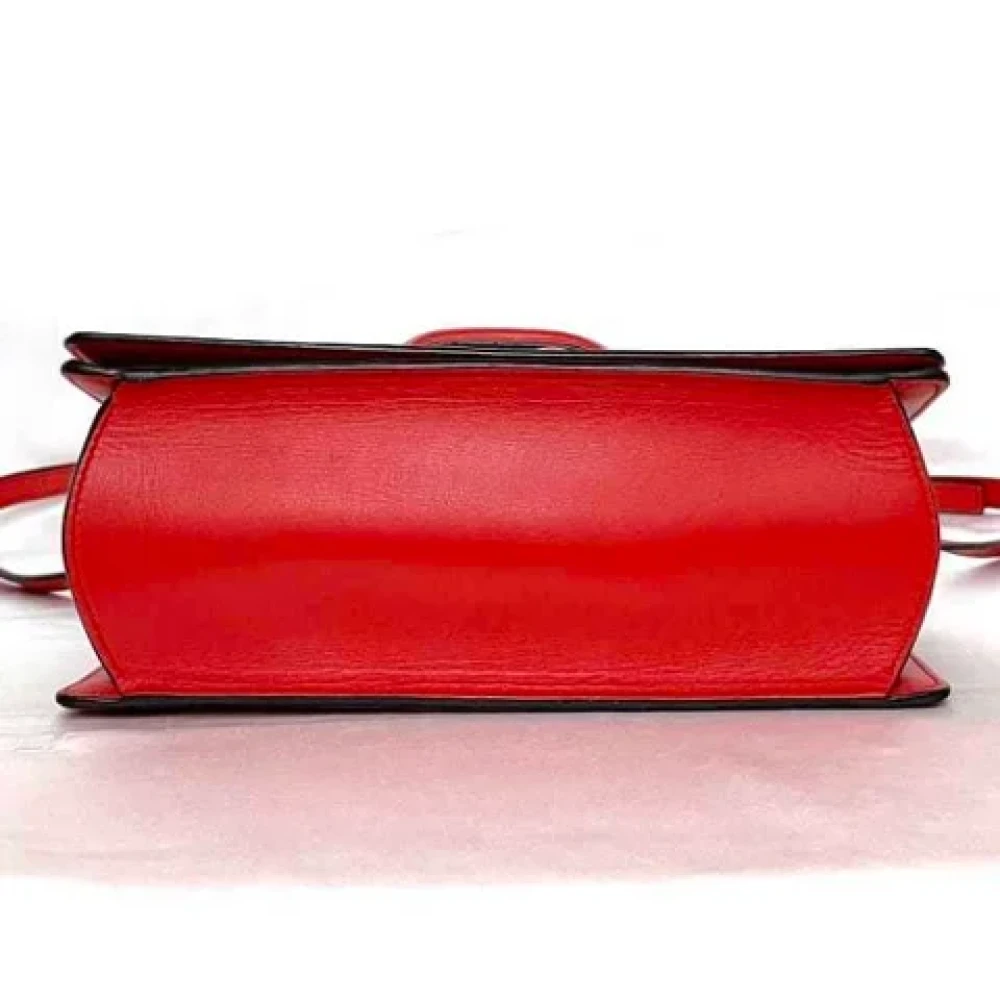 Loewe Pre-owned Fabric shoulder-bags Red Dames