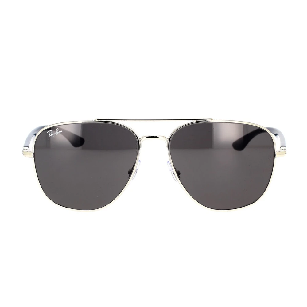 Ray-Ban Gray Sunglasses, Unisex, 56 Mm, Geometric Sunglasses