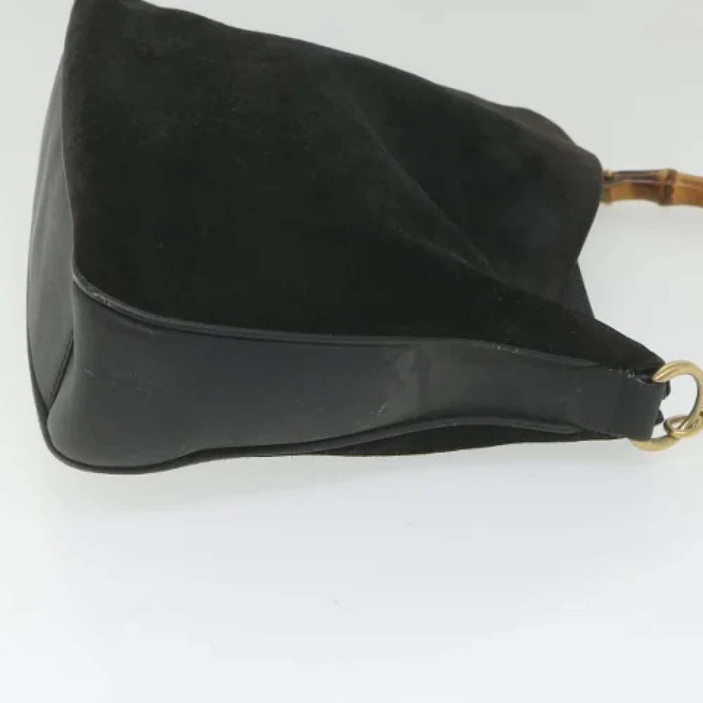 Gucci Vintage Pre-owned Suede gucci-bags Black Dames
