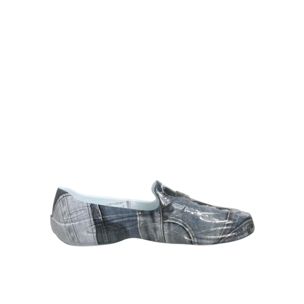 Dolce & Gabbana Mannelijk Grijs Schoenen Heren, 44 Eu, Multicolor Rubber Low Top Sneakers