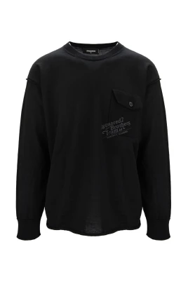 Mäns ull pullover tröja