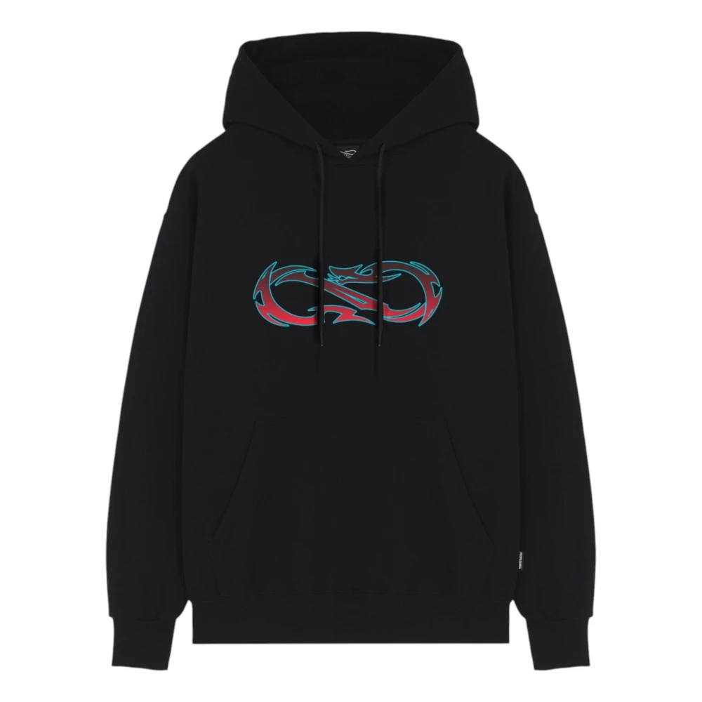 Propaganda Logo Saw Hoodie Katoenen Sweatshirt Black Heren