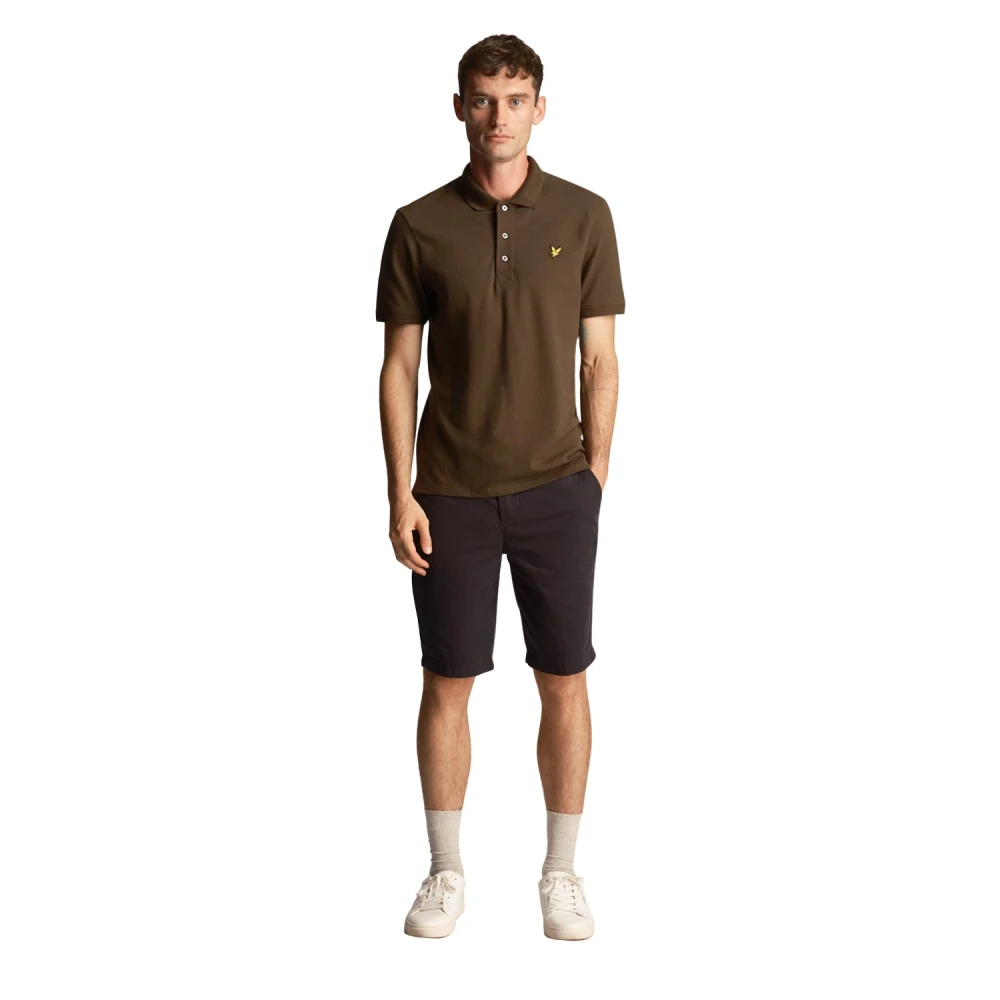 Lyle & Scott Chino Shorts Anfield Stil Black, Herr