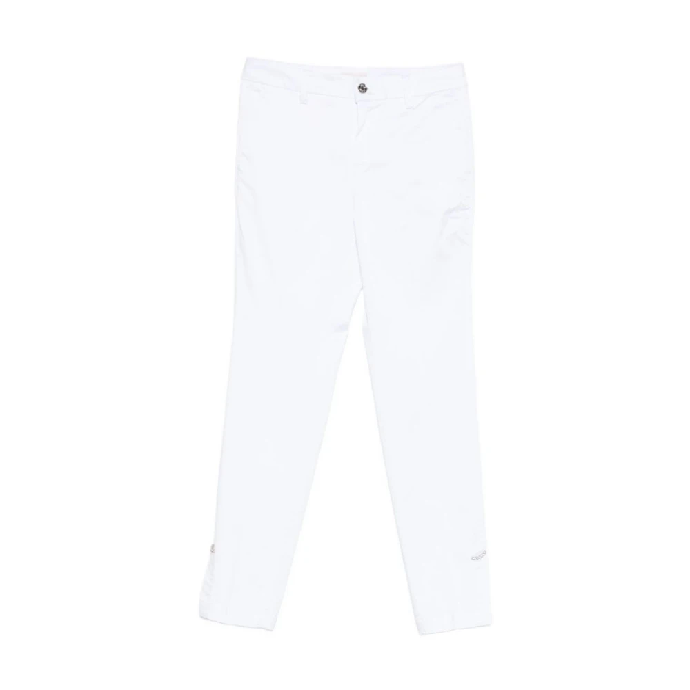Liu Jo Women's White Chinos, W27, Chino Chic Reg. W.