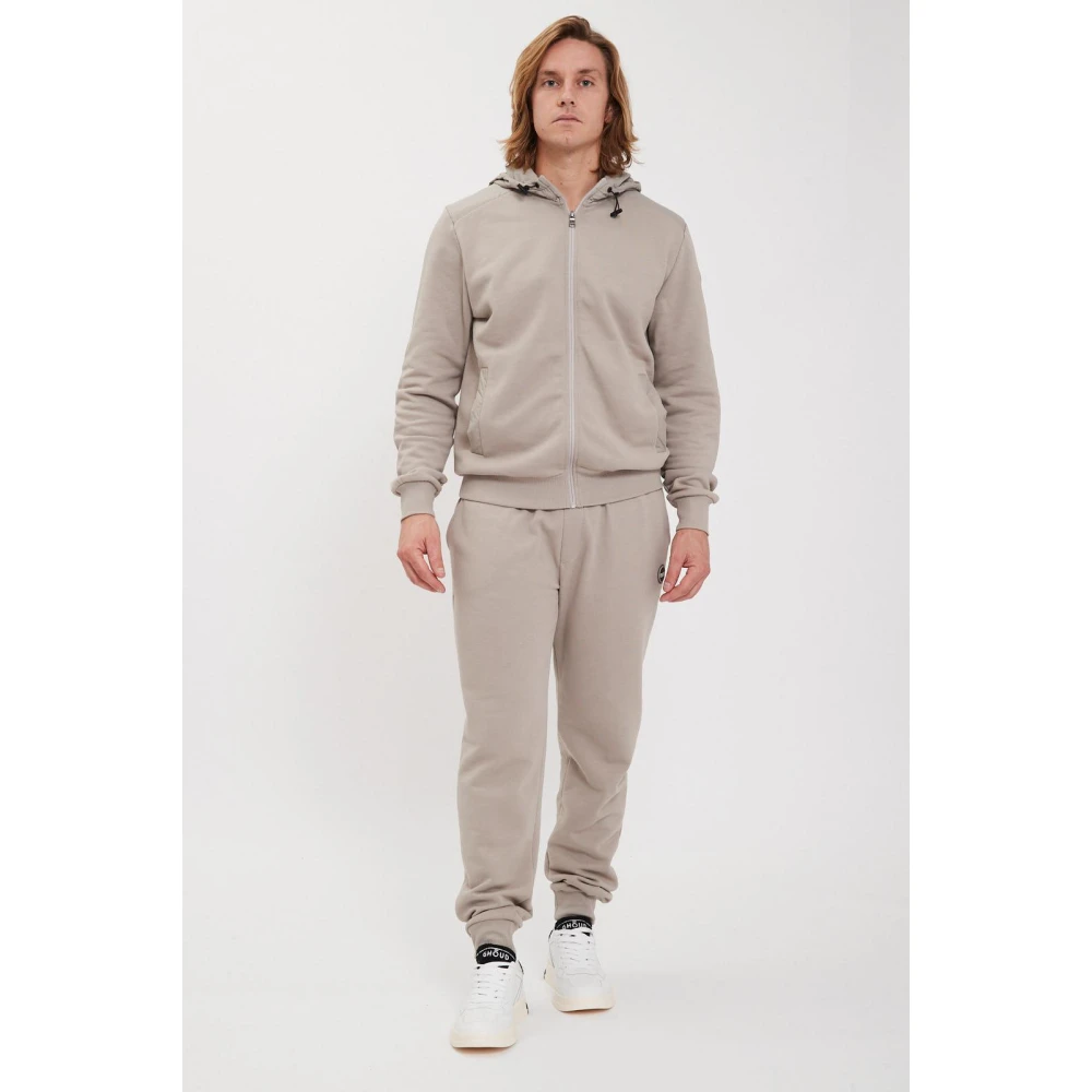 Colmar Stijlvolle Fleece Trui Brown Heren