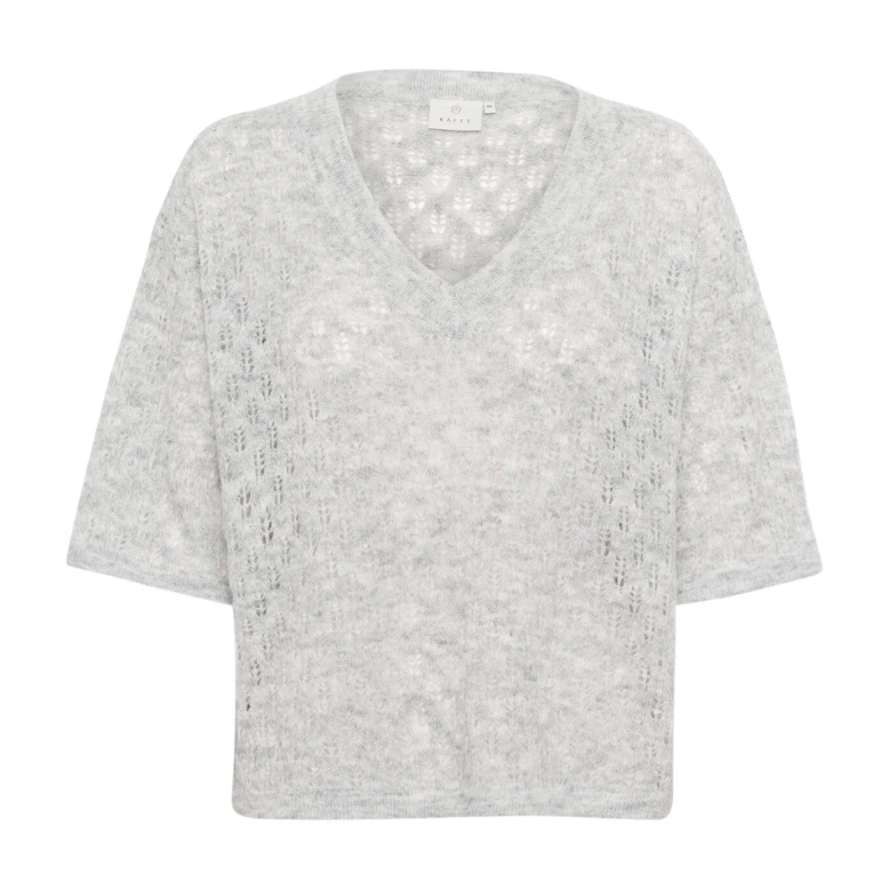 Knitwear > V-neck Knitwear - - Kaffe - Modalova