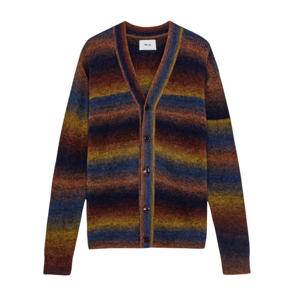 Nn07 Graad Wolmix V-Hals Vest Multicolor Heren