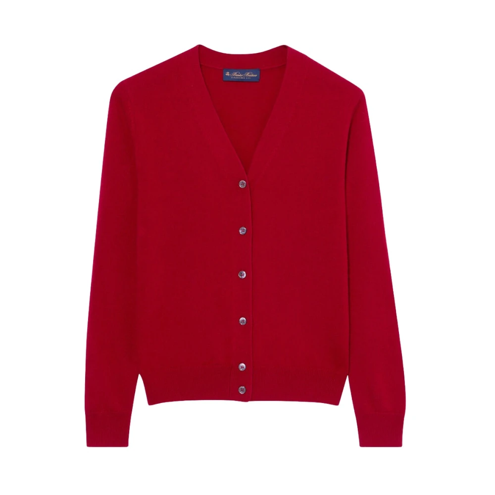 Brooks Brothers Red Cashmere Knitwear, Female, Xs, Cashmere Cardigan