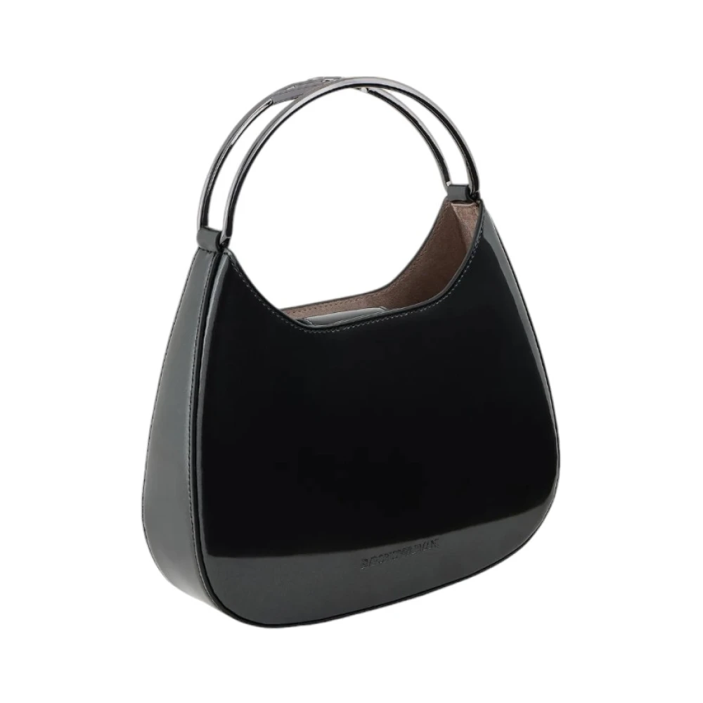 Emporio Armani Stijlvolle Leren Portemonnee Black Dames