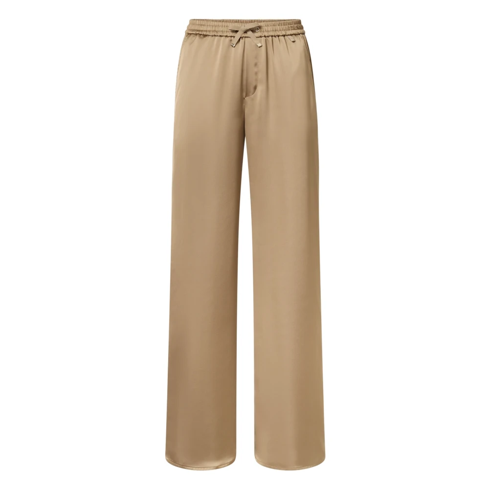Herno Straight Trousers Beige Dames