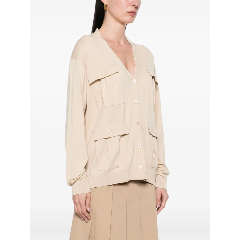 Semicouture Beige Trui voor Vrouwen Beige Dames