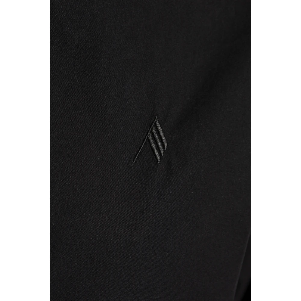 The Attico Logo shirt Black Dames