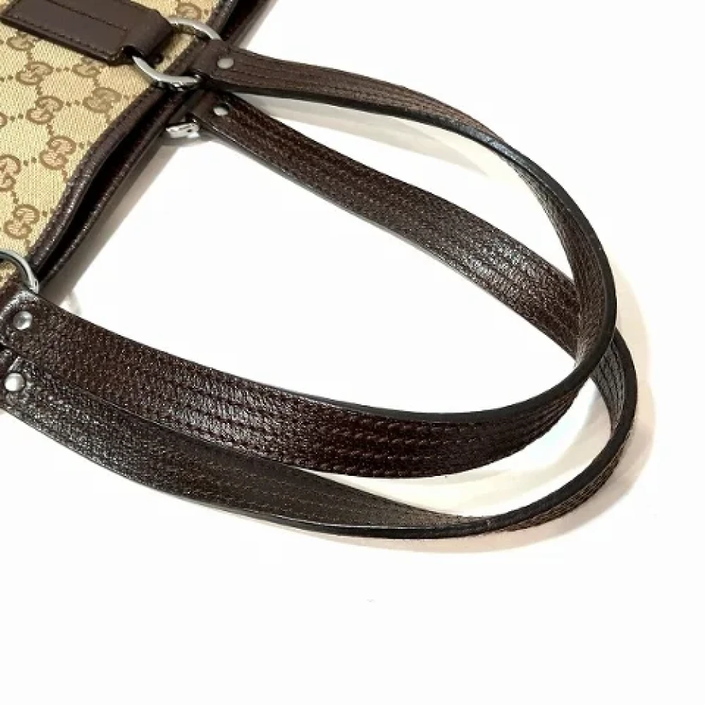 Gucci Vintage Pre-owned Canvas totes Brown Dames