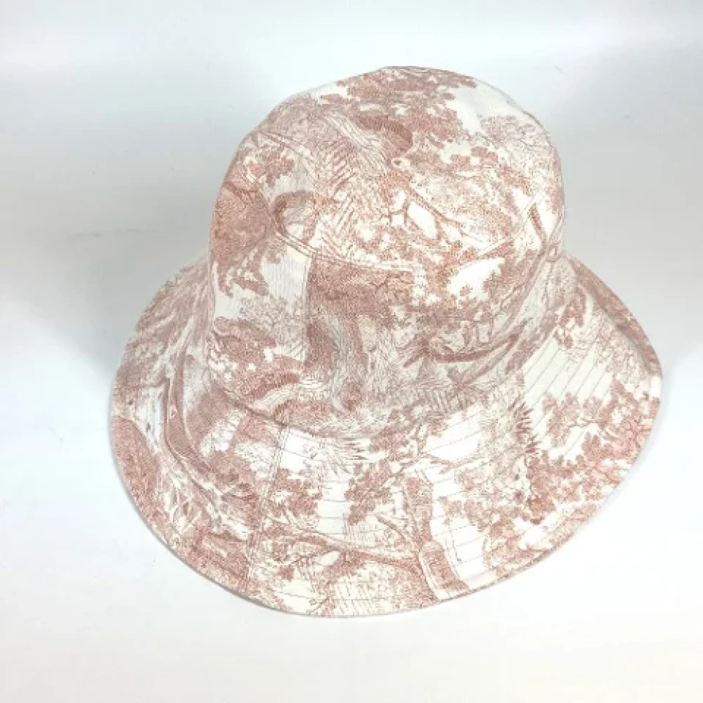 Dior Vintage Pre-owned Cotton hats Pink Dames