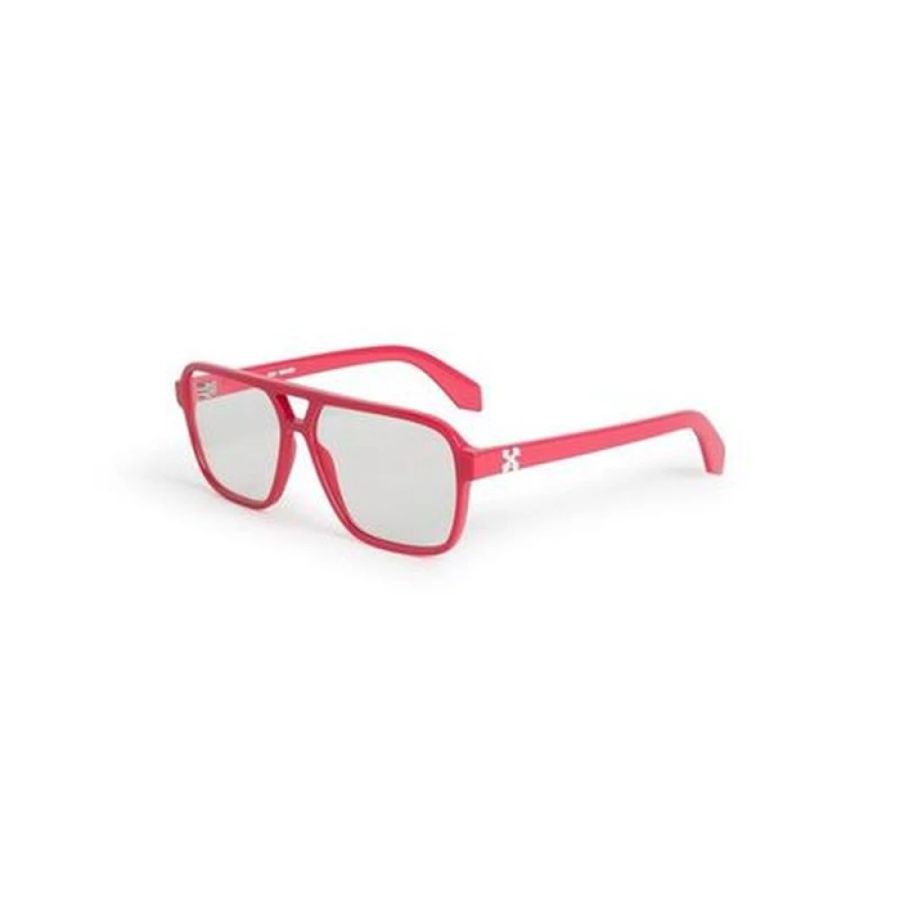 Off White Cherry Blue Block Optical Style 28 Red Unisex