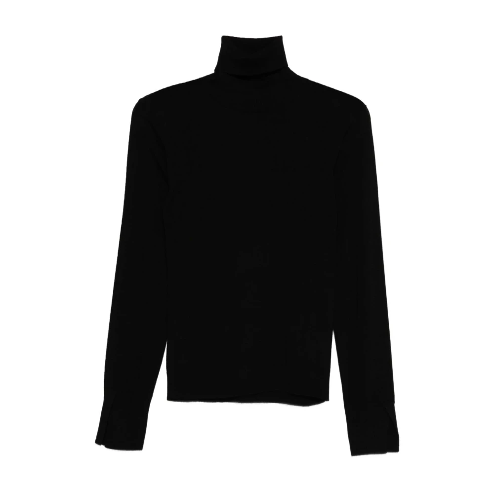 Seventy Women's Black Turtlenecks, Xl, Stylish Jumpers Collection